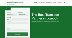 Desktop Screenshot of lombokcarrental.com